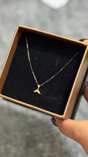 آویز زنانه دموال طلای ۱۸ عیار وزن ۰/۲۷ تا ۱ گرم