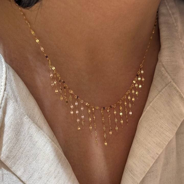 سینهریز طلا زنانه – طلای ۱۸ عیار – وزن ۱.۰۷۰ گرم